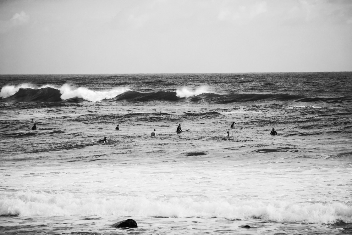 "Surf in the morning" stock image