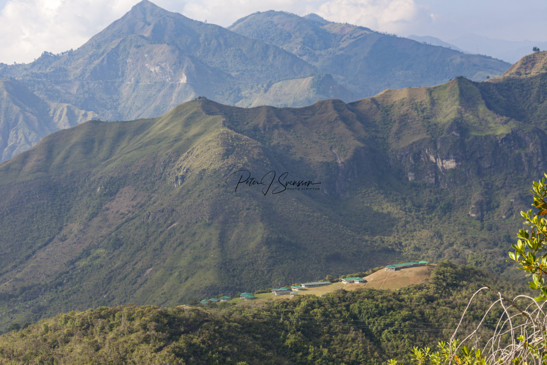 "0692 - Colombia, Tierradentro, El Duende: high - the landscape" stock image