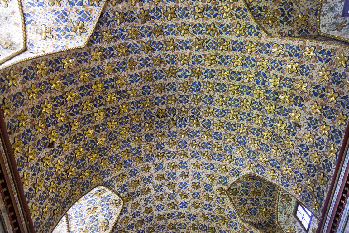 "2164 - Colombia, Bogotá: Iglesia de Santa Clara, ceiling" stock image