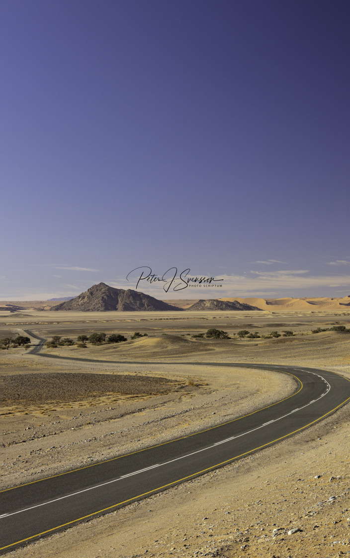 "0767B - Namibia (Sesriem): near Dune 45, panorama of 9 portrait pictures (1/4)" stock image