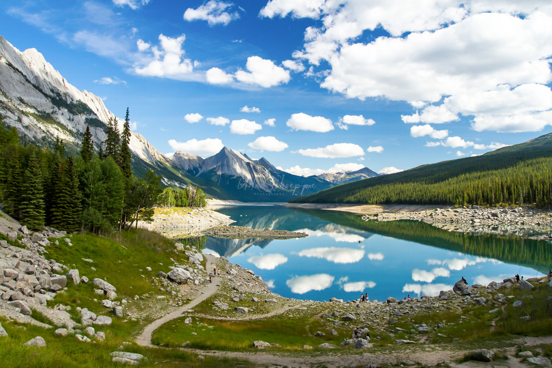 "Medicine Lake, Jasper" stock image