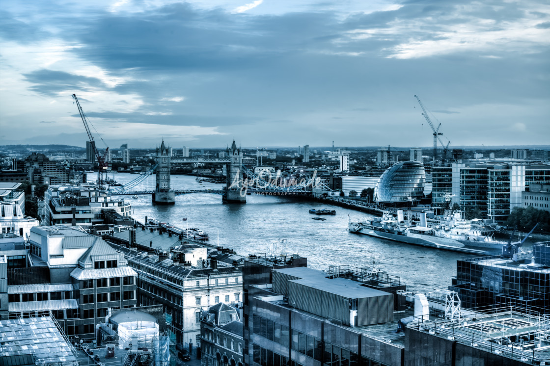 "Tower Bridge Landscape" stock image