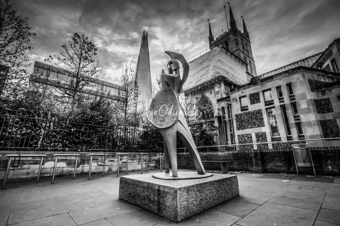 "Guarding the Shard" stock image