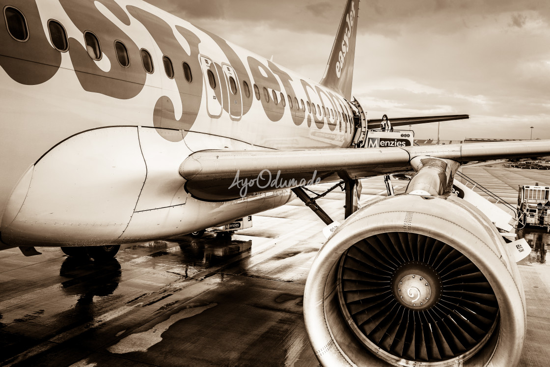 "Boarding...." stock image