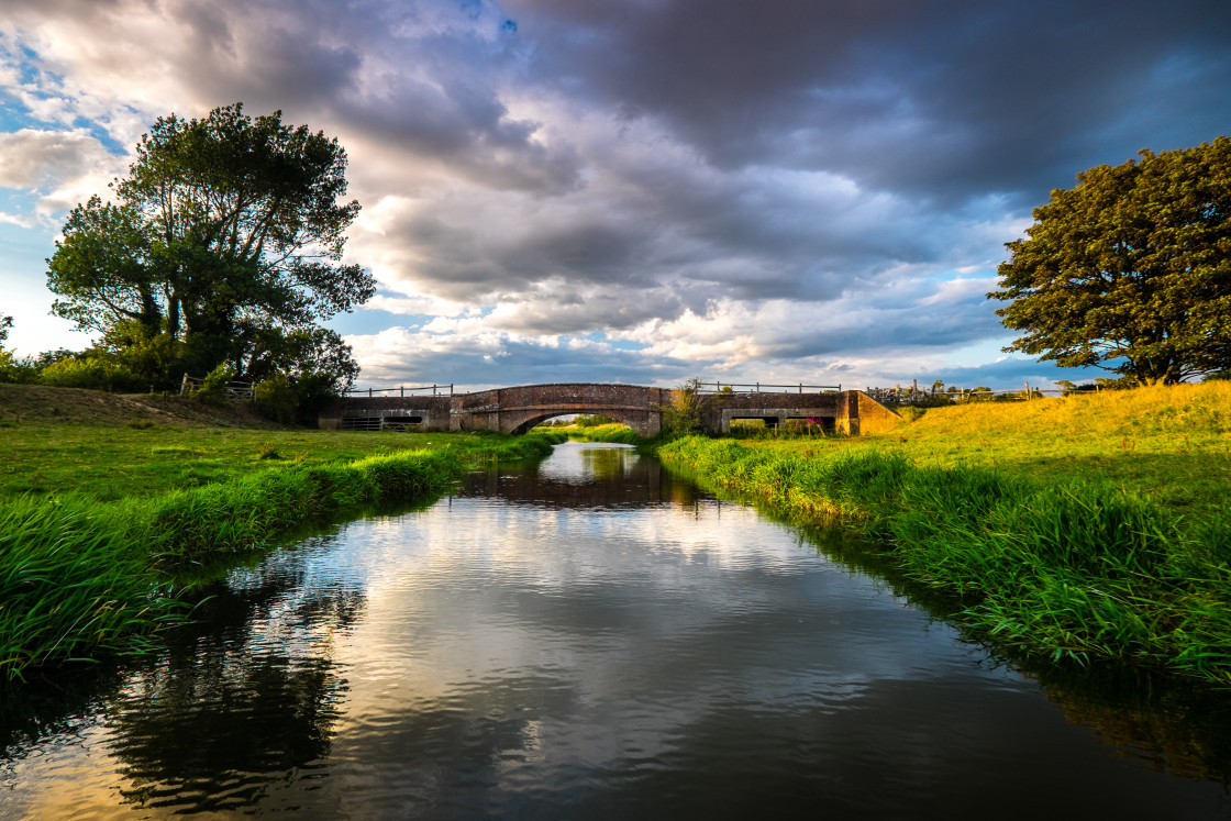 "Alfriston Bridge" stock image