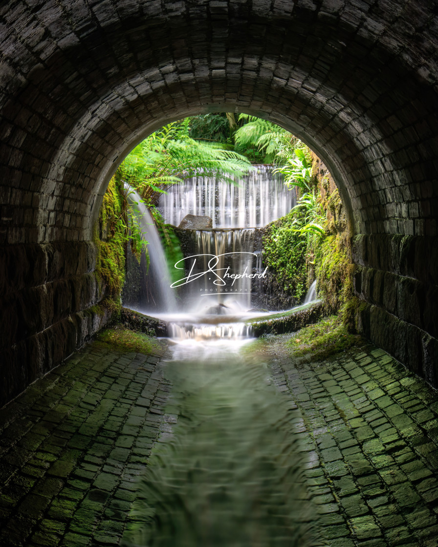 "The Hidden Tunnel" stock image