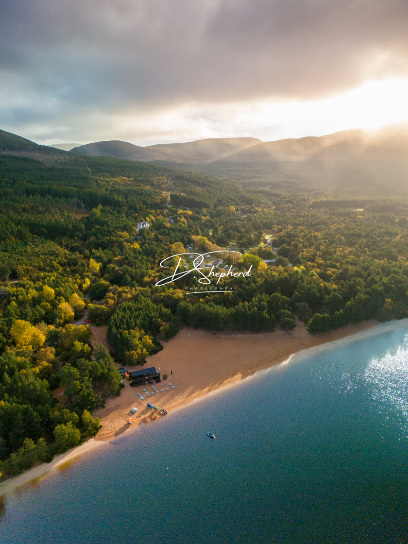 "Loch Morlich" stock image