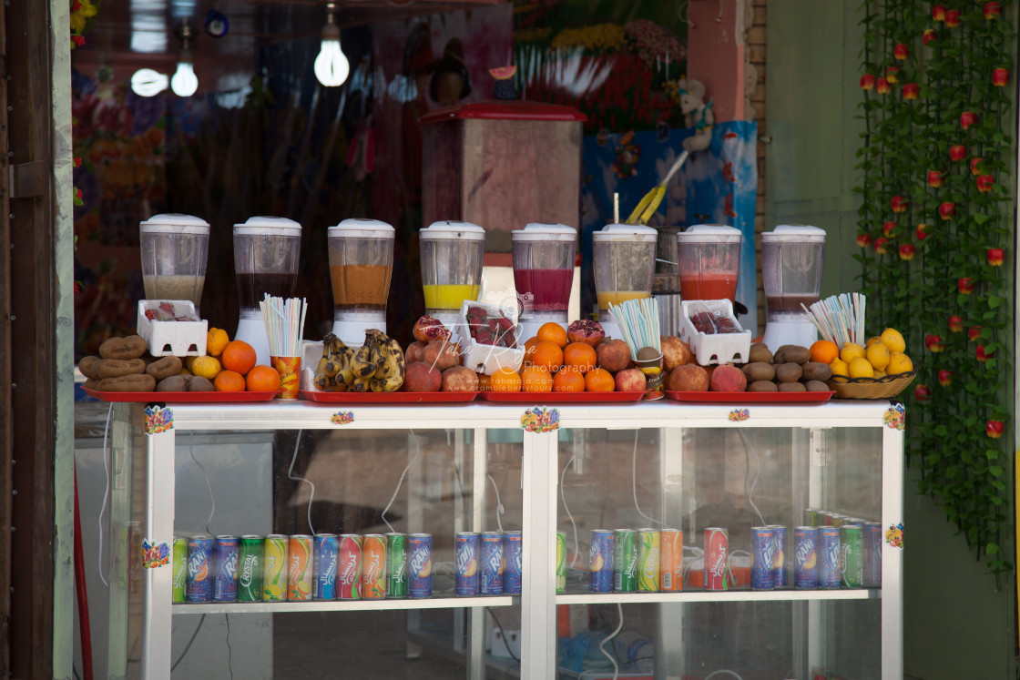 "Fresh Juice Stand of Kerbala" stock image