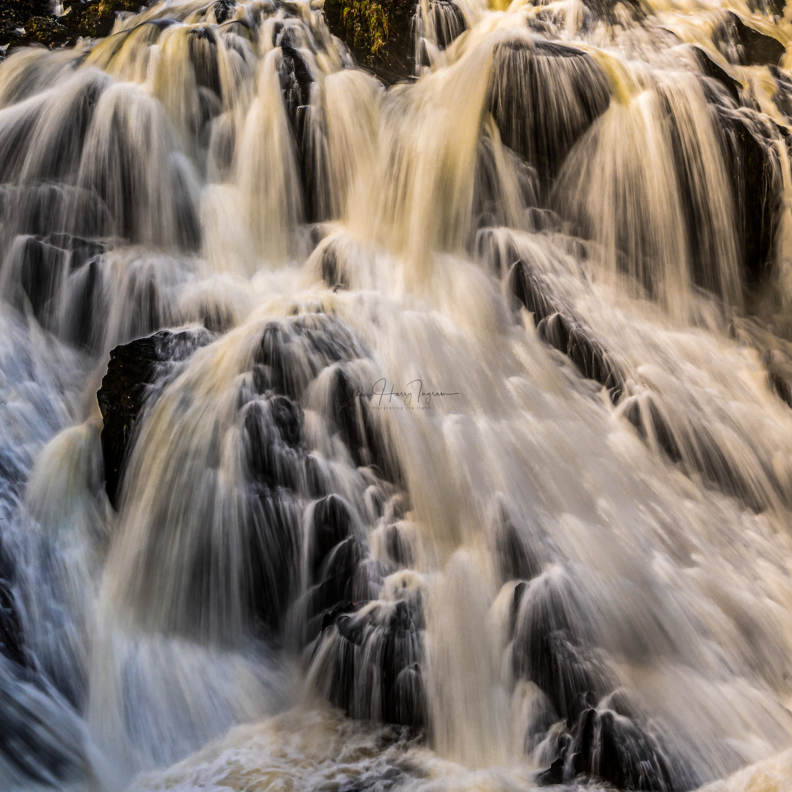 "Waterfall abstract" stock image