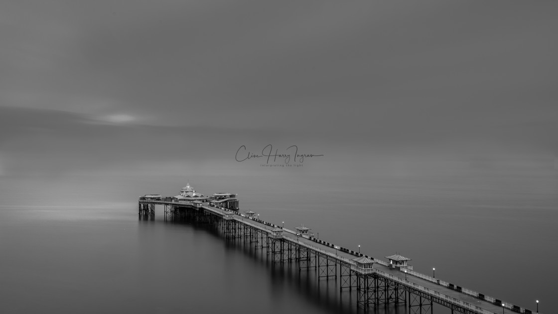 "Llandudno minimalist scene" stock image