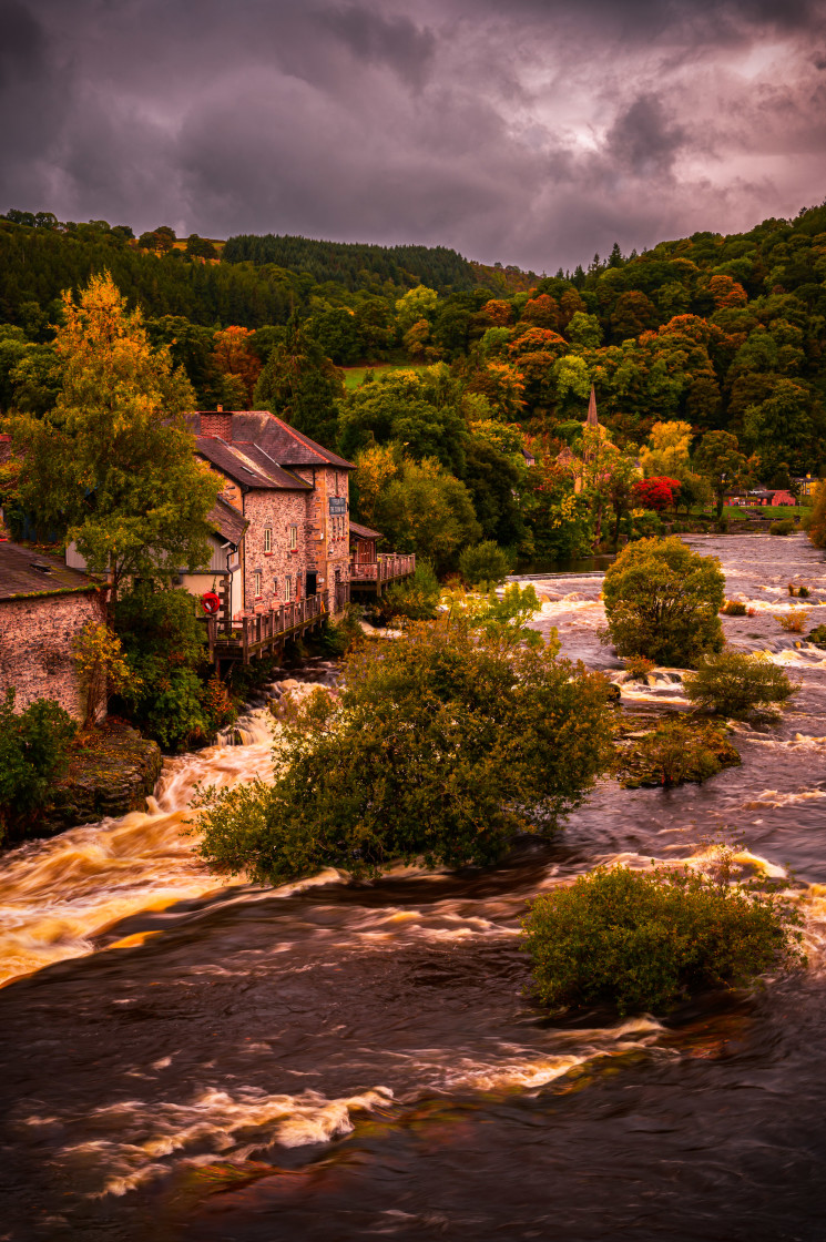 "Llangollen autumn" stock image