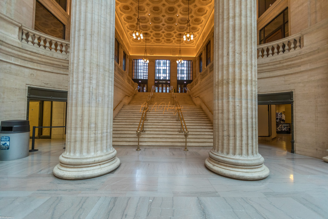 "Union Station Steps" stock image