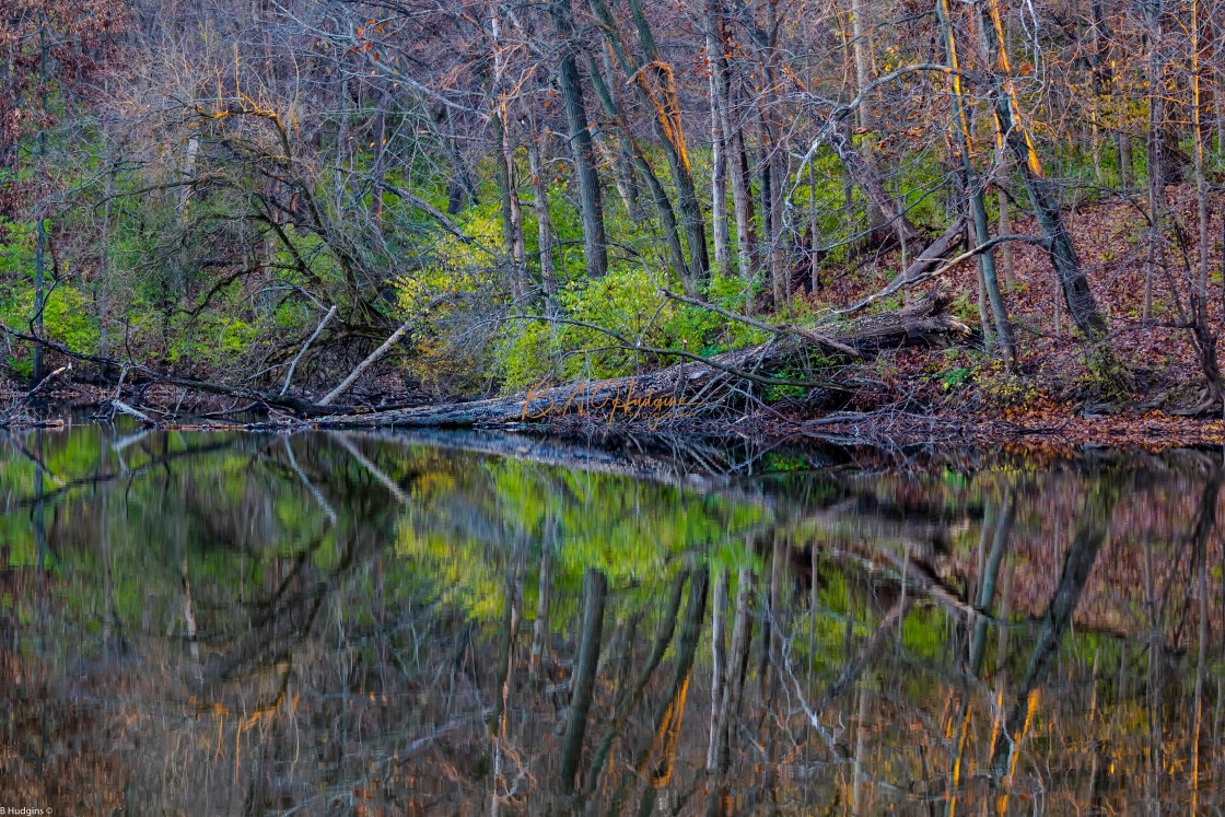 "Early Fall Reflections" stock image