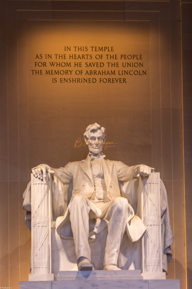 "Lincoln Statue" stock image