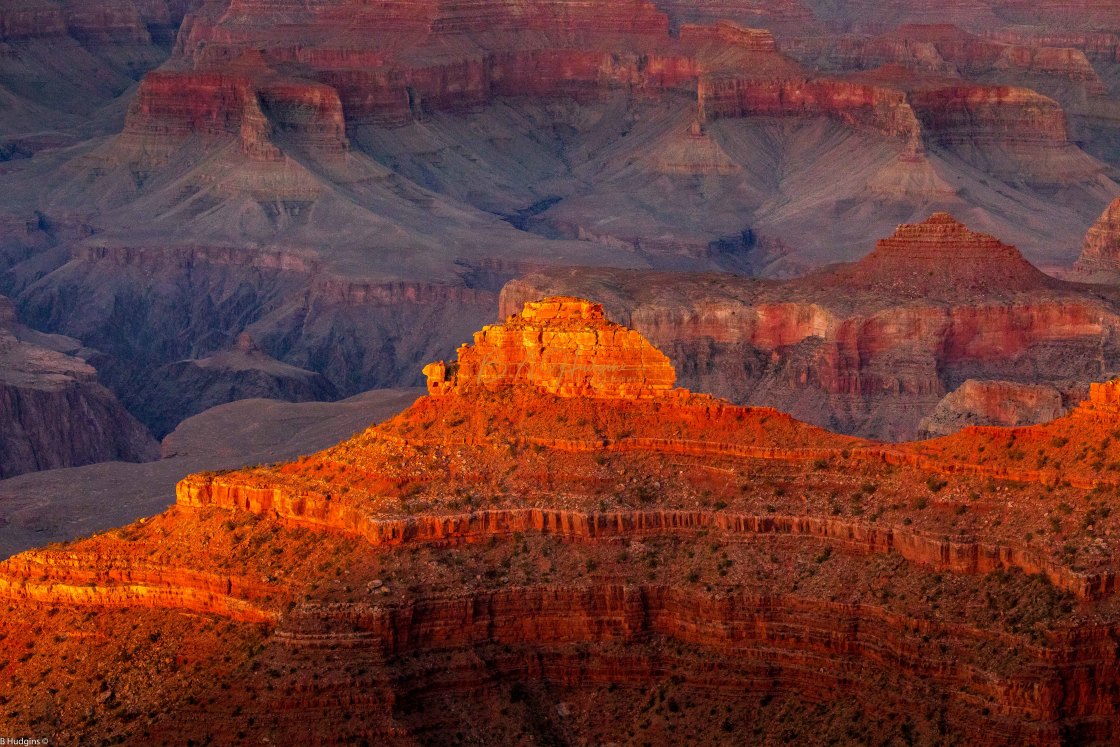 "Canyon Sunset" stock image