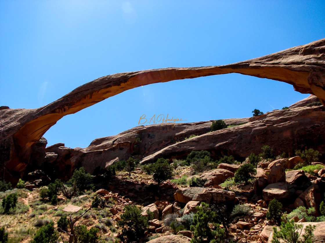 "Landscape Arch" stock image