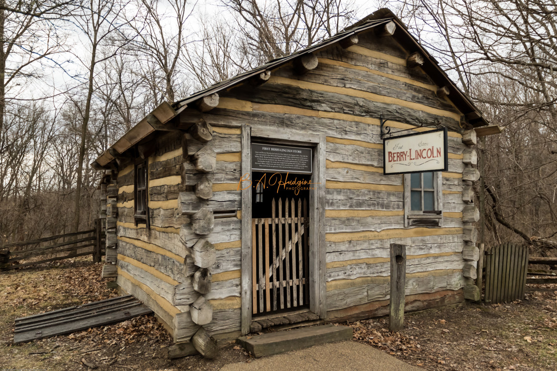 "Lincoln Berry Store" stock image