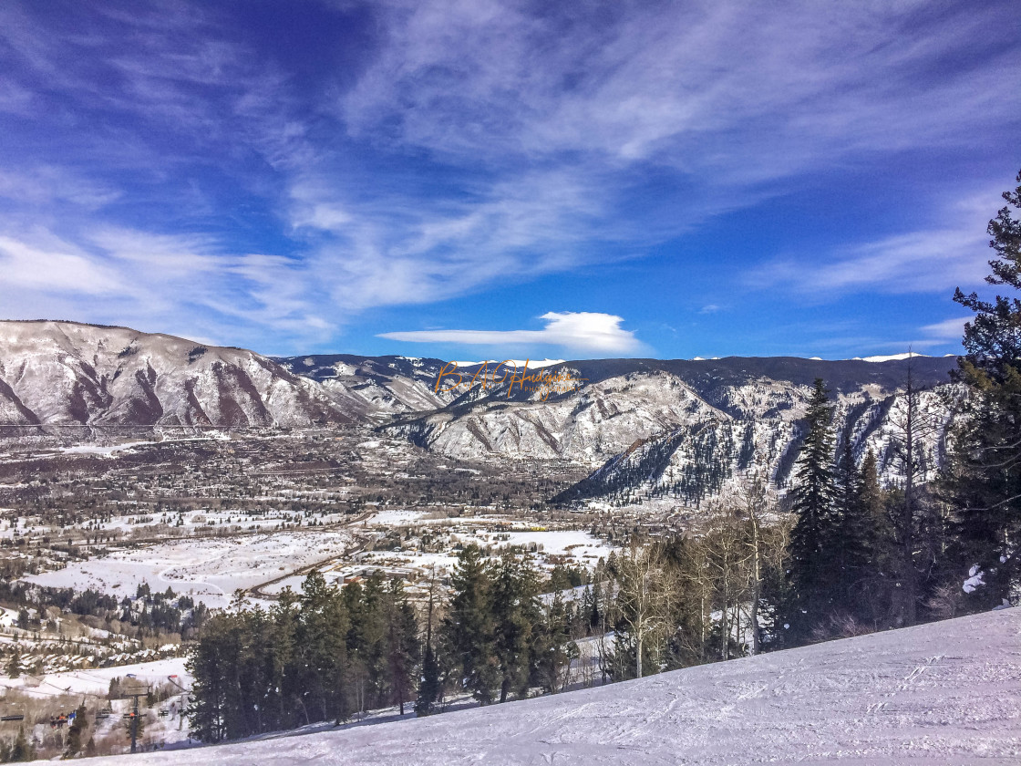 "Aspen Valley" stock image