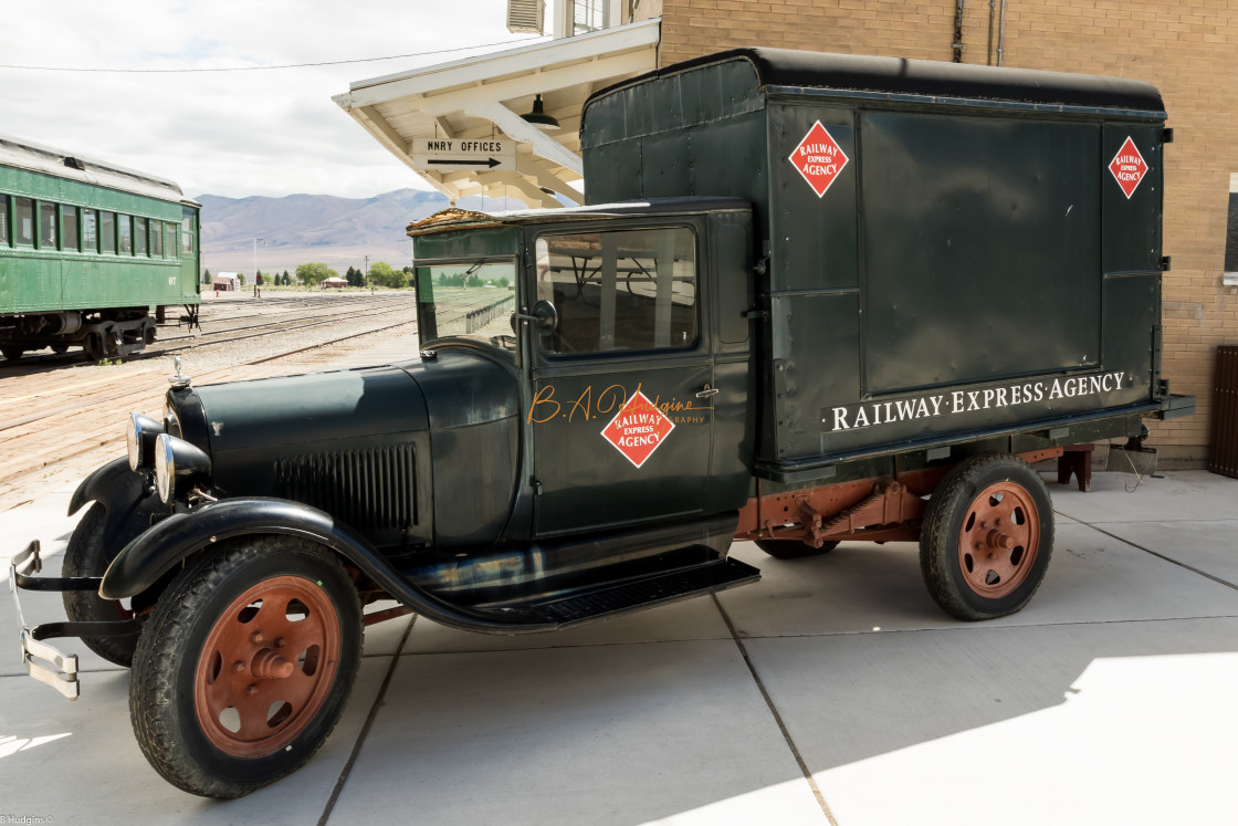 "REA Express Truck" stock image