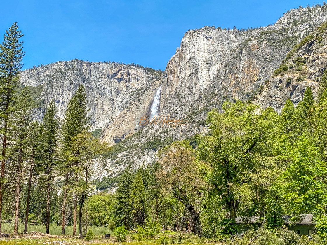 "Yosemite Falls" stock image