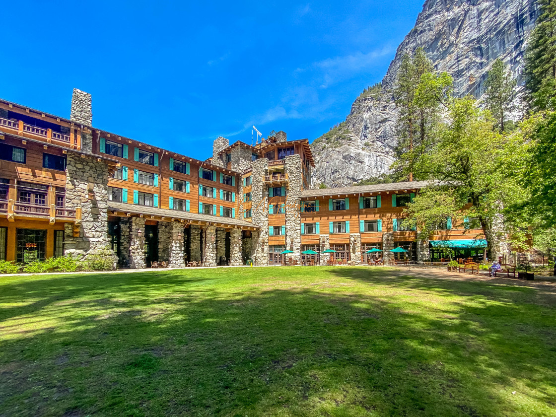 "Ahwahnee Hote" stock image