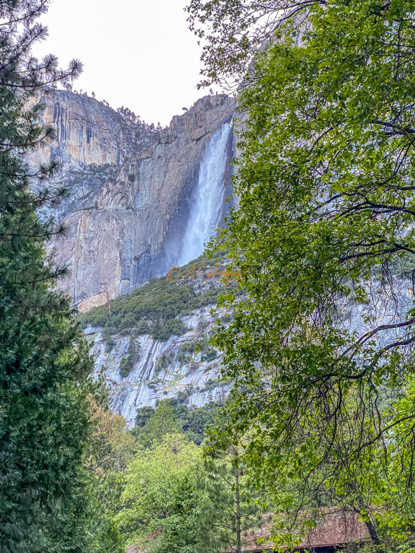 "Yosemite Falls" stock image