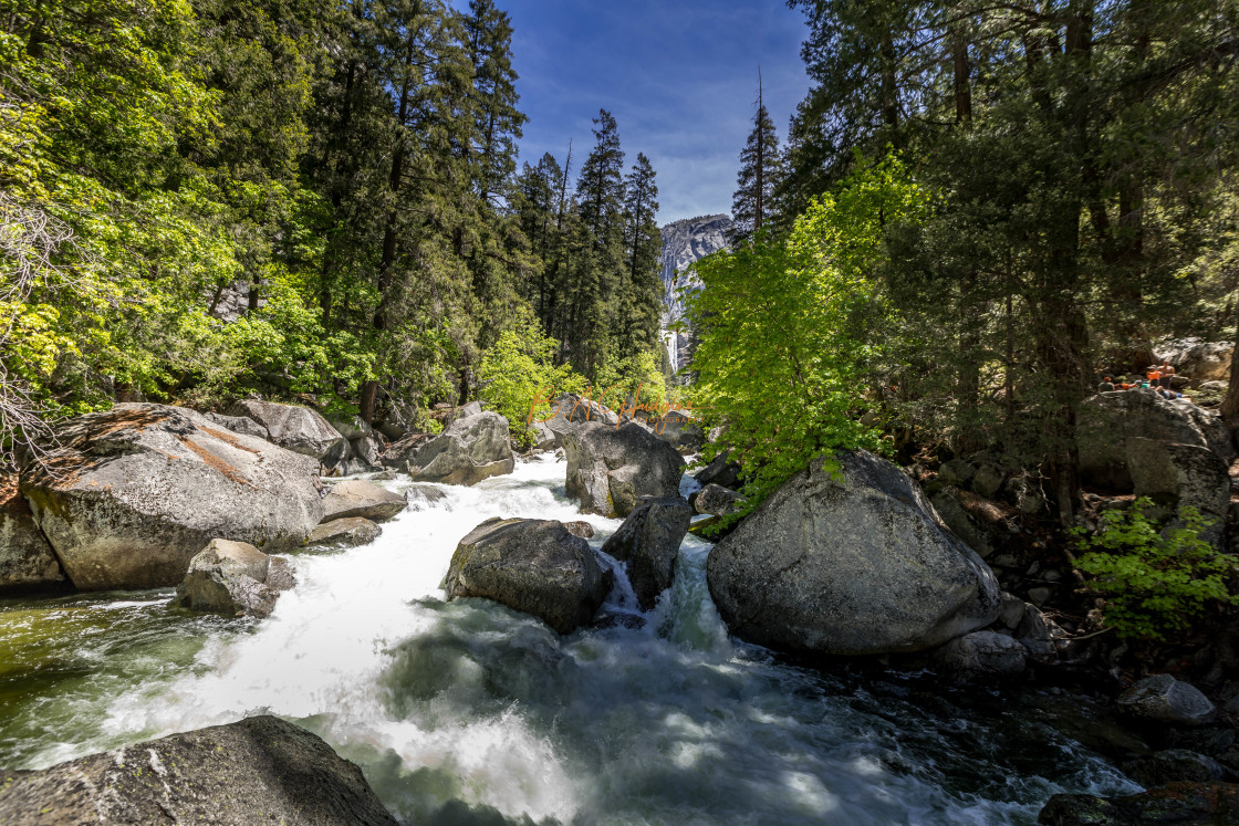 "Merced River Yosemite" stock image