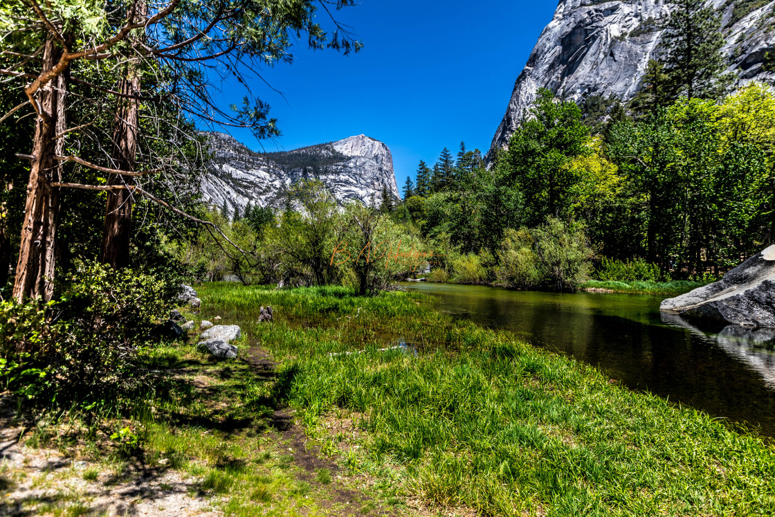 "Mirror Lake" stock image