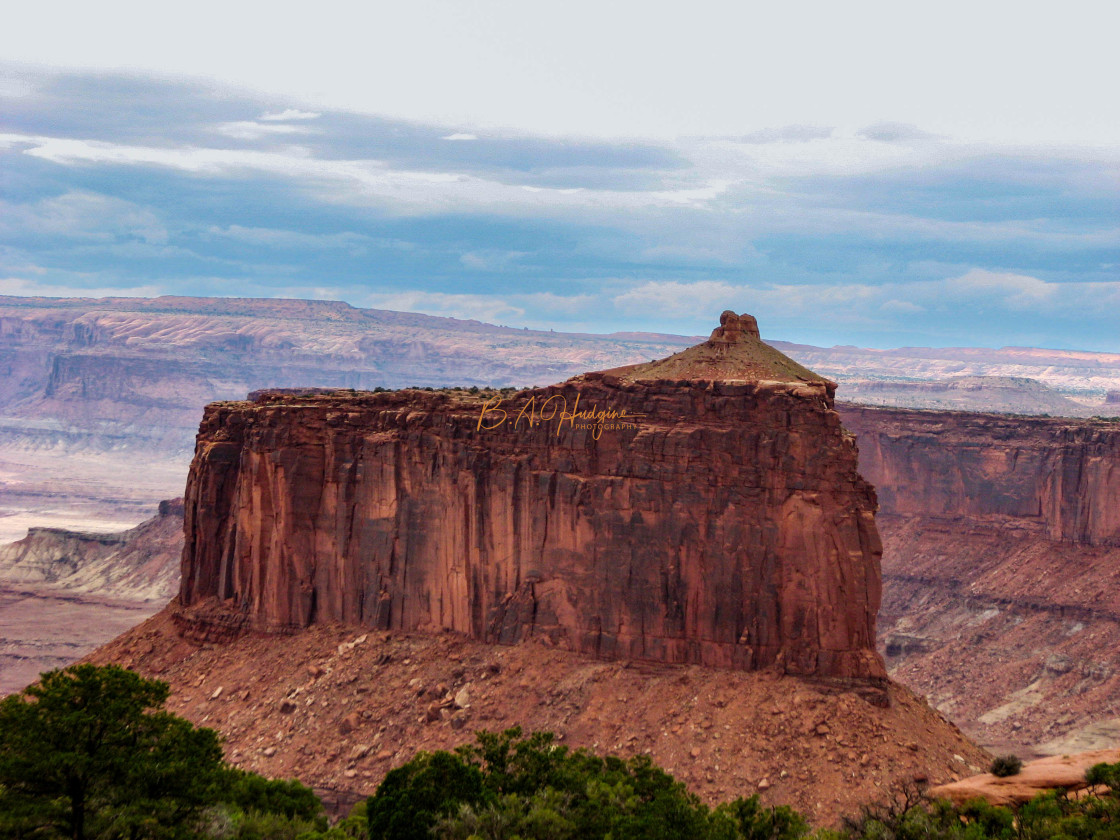 "Mesa in Canyonlands National Park" stock image