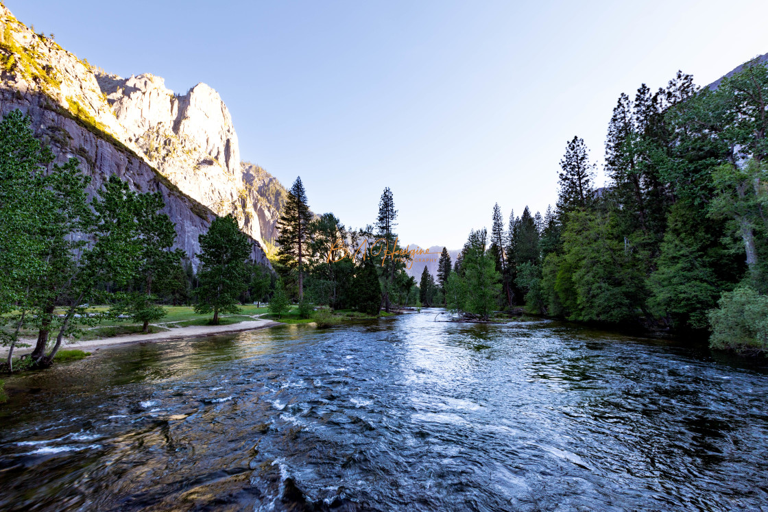 "Merced River" stock image