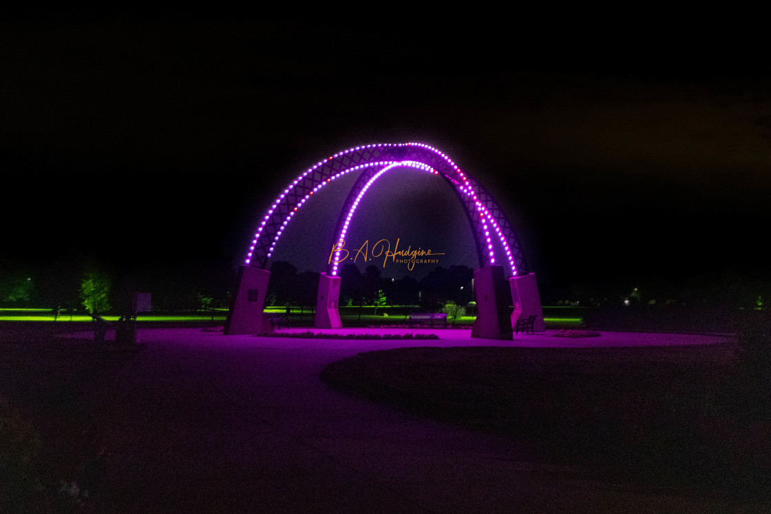 "Selvaggio Historic Arches" stock image