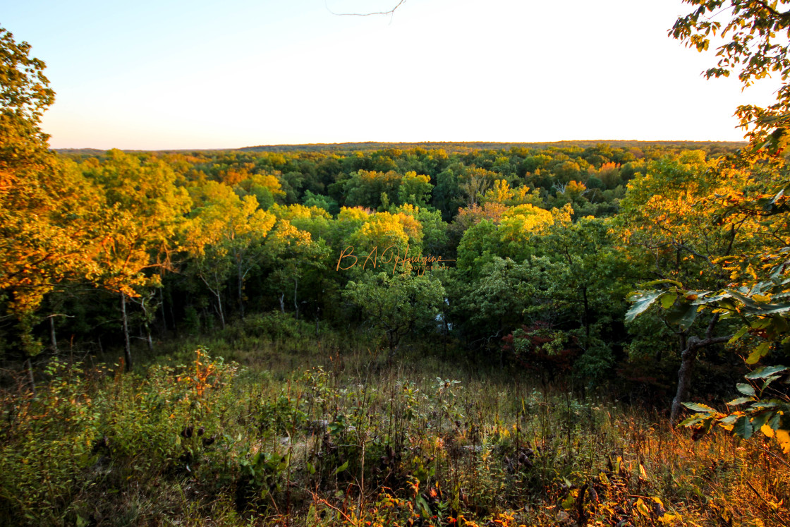 "Autumn Overlook" stock image