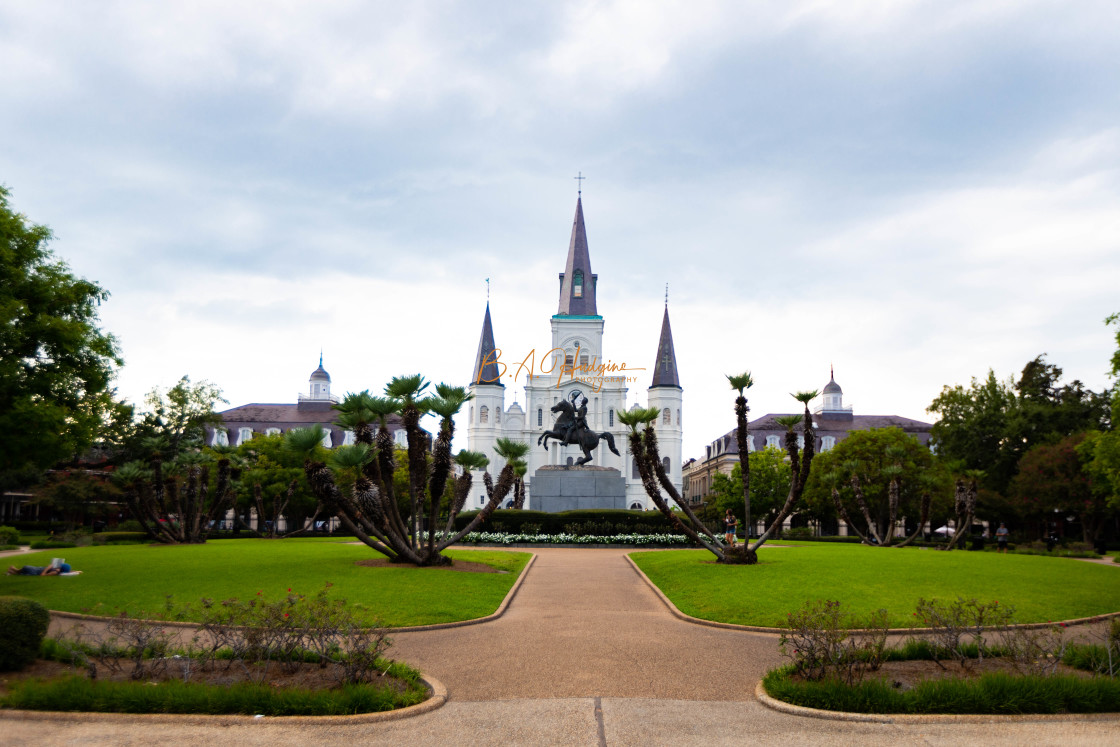 "Jackson Square" stock image