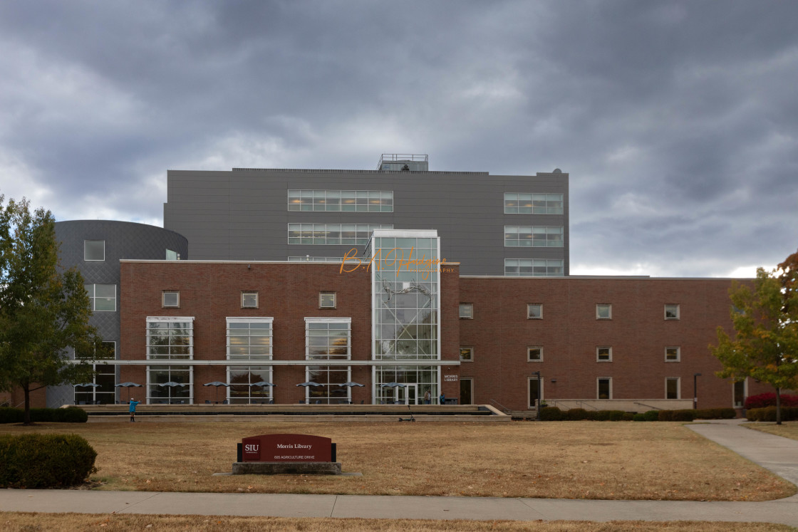 "Morris Library" stock image