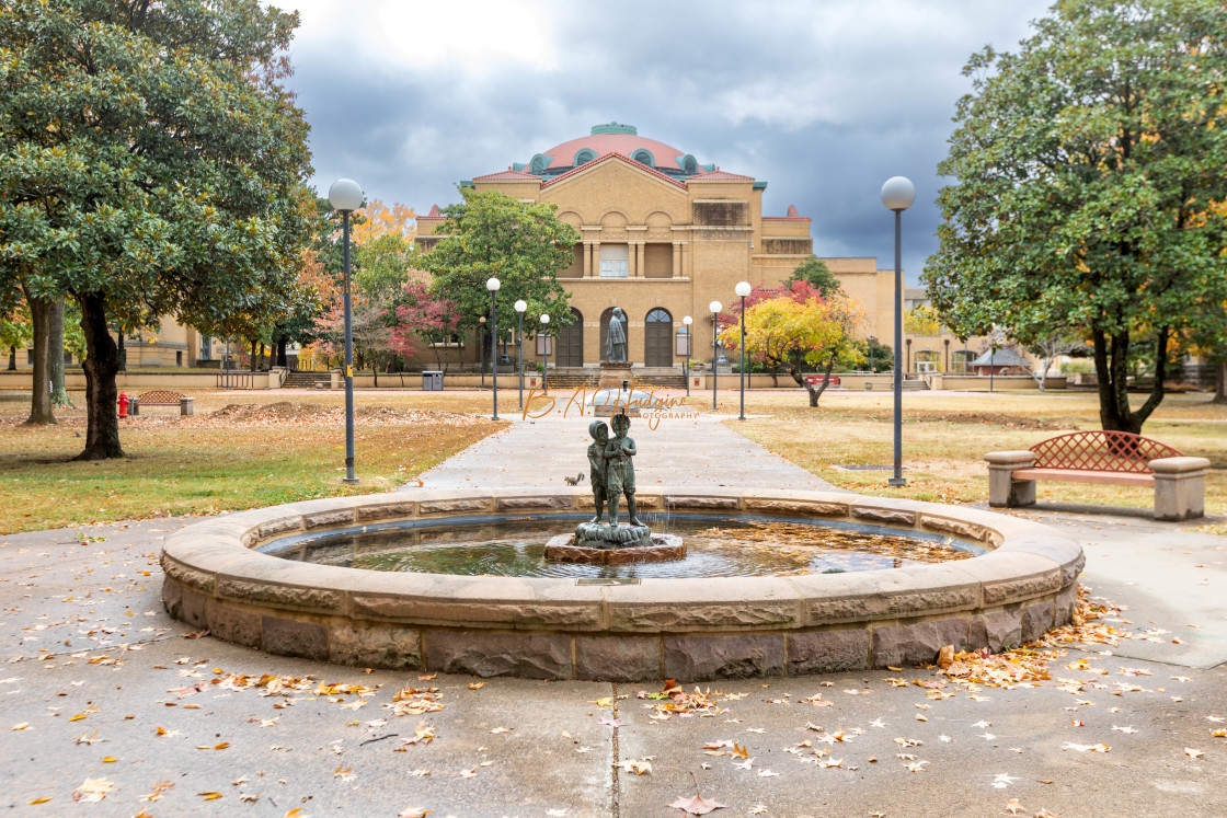 "Paul and Virginia Fountain" stock image