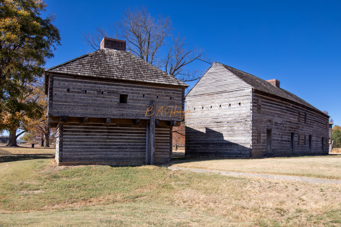 "Fort Massac Garrison" stock image