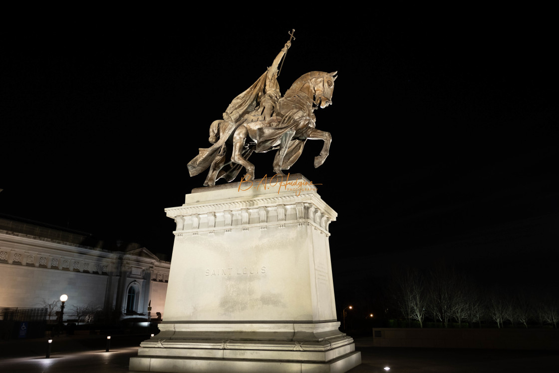 "Saint Louis Statue" stock image