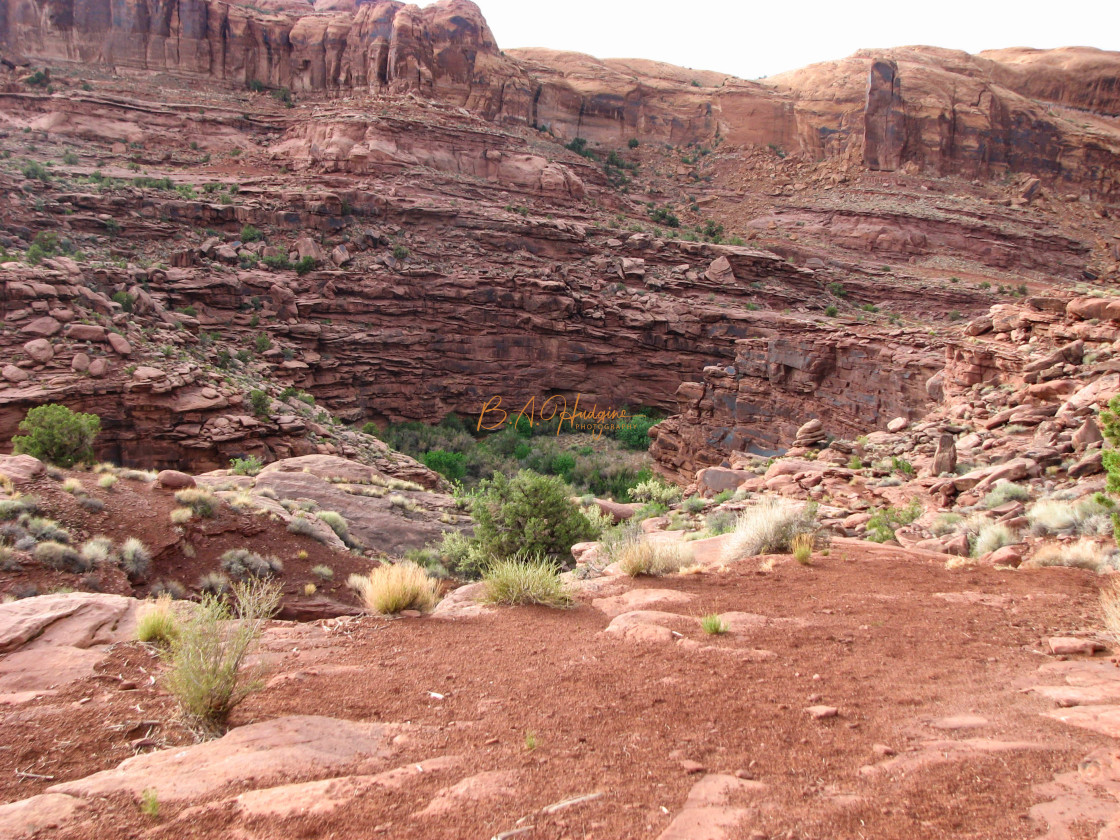 "County Road Moab Utah" stock image