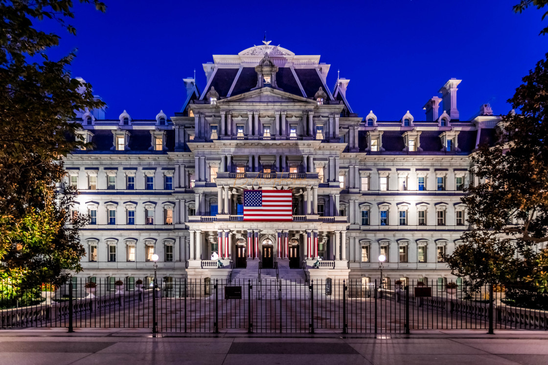 "Eisenhower Executive Office Building" by Budd Hudgins - $15.97 "Eisenhower Executive Office Building" stock image