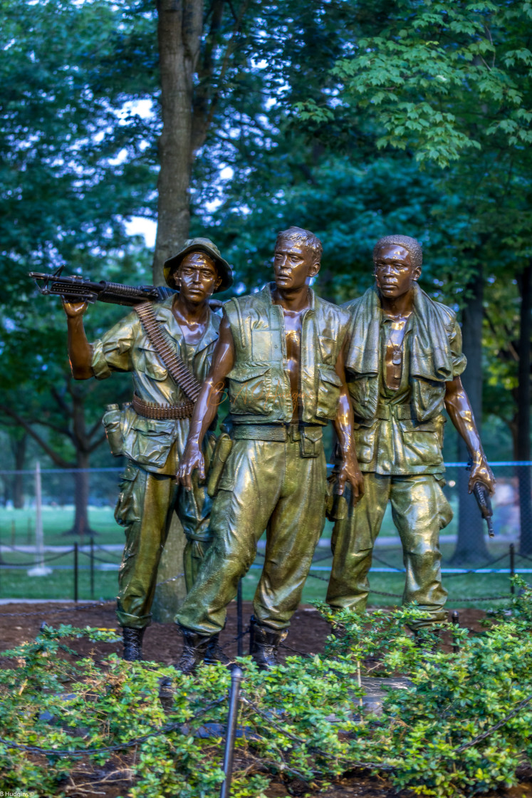 "Vietnam War Statue" by Budd Hudgins - $15.89 "Vietnam War Statue" stock image