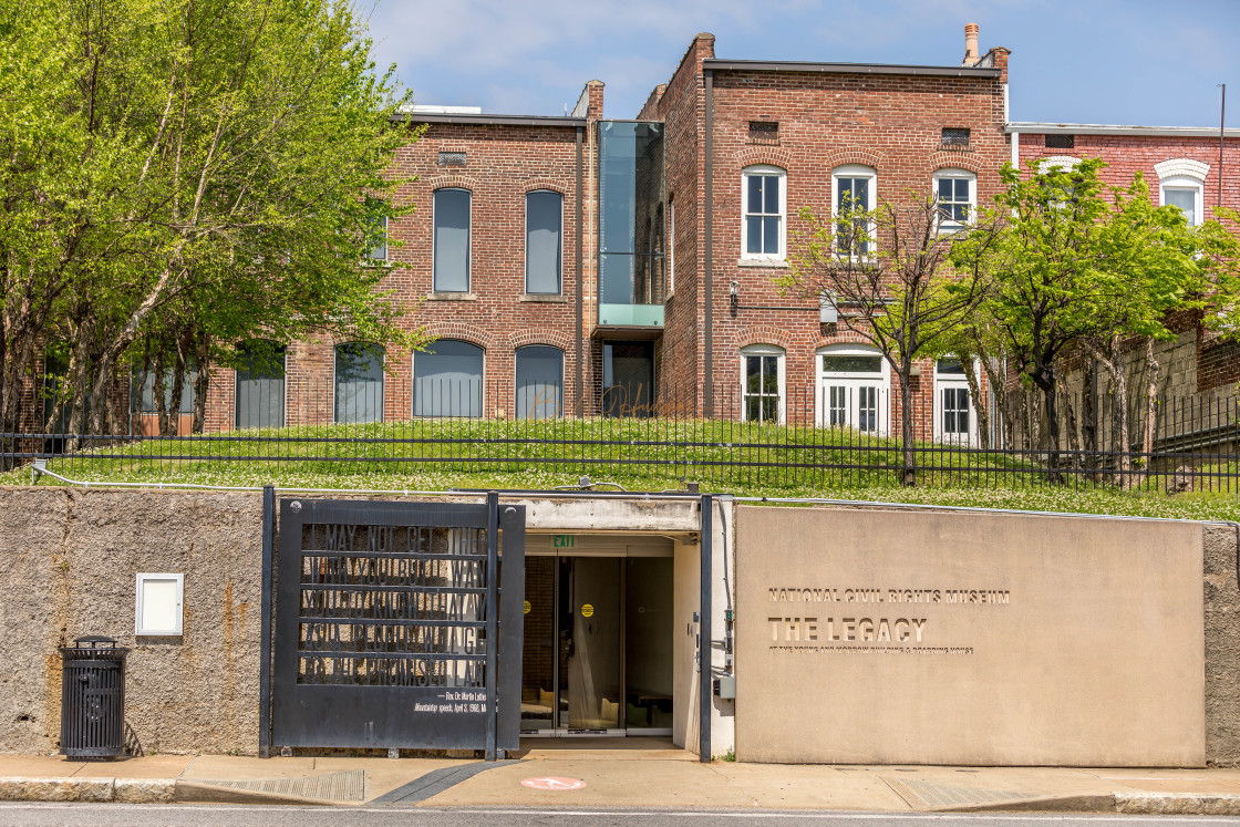 "National Civil Rights Museum" by Budd Hudgins - $15.89 "National Civil Rights Museum" stock image