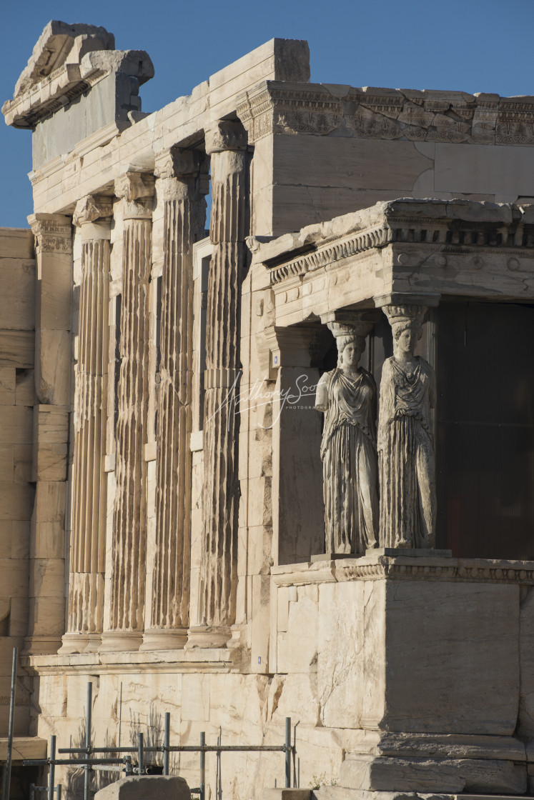 "Temple of Erechtheion, Acropolis" stock image