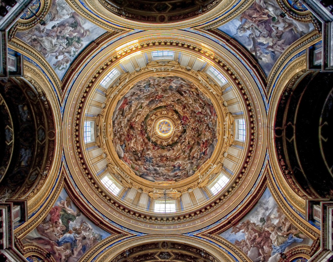 "Sant'Agnese Cupola" stock image