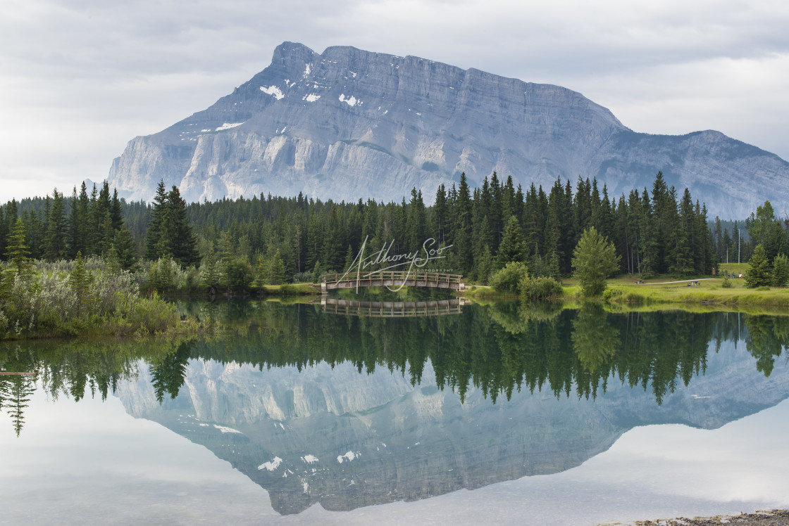 "Cascades Pond" stock image