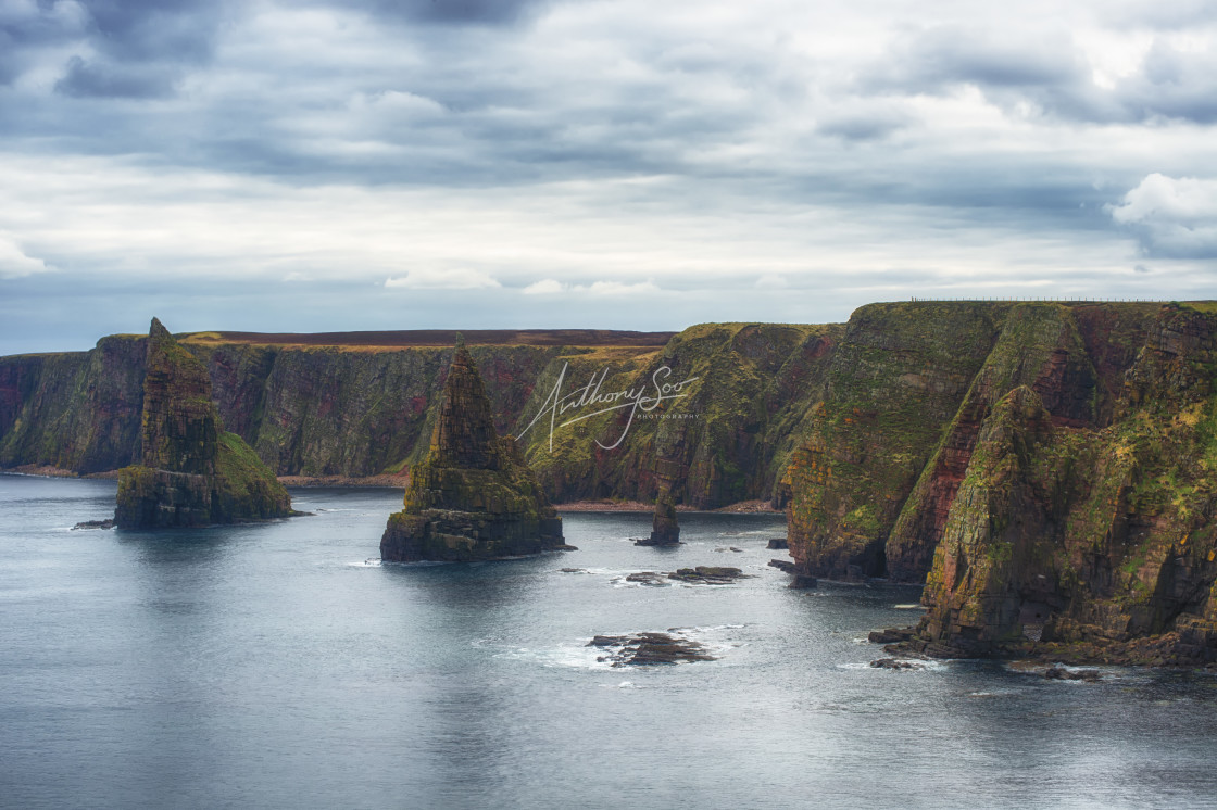 "Duncansby Head and Sea Stacks" stock image