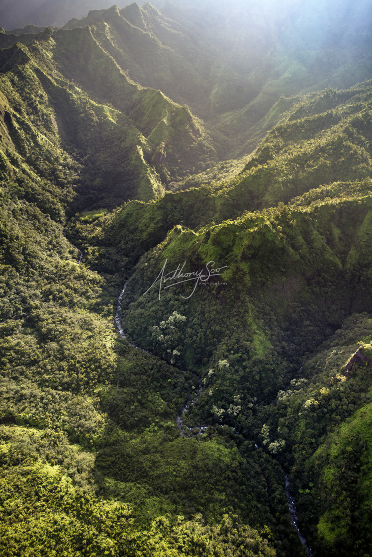 "Napali Valley" stock image