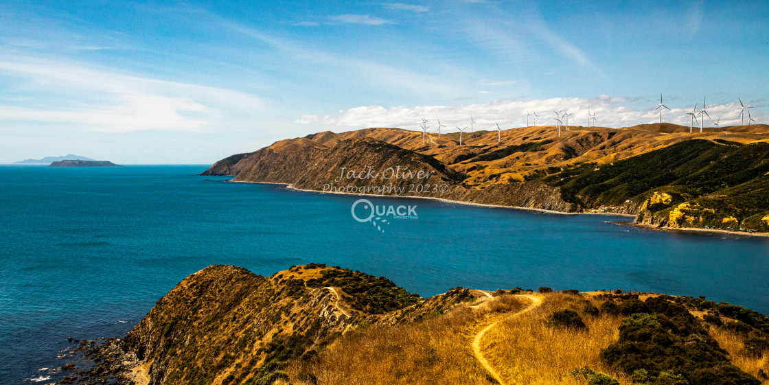 "Makara Wind Turbines" stock image