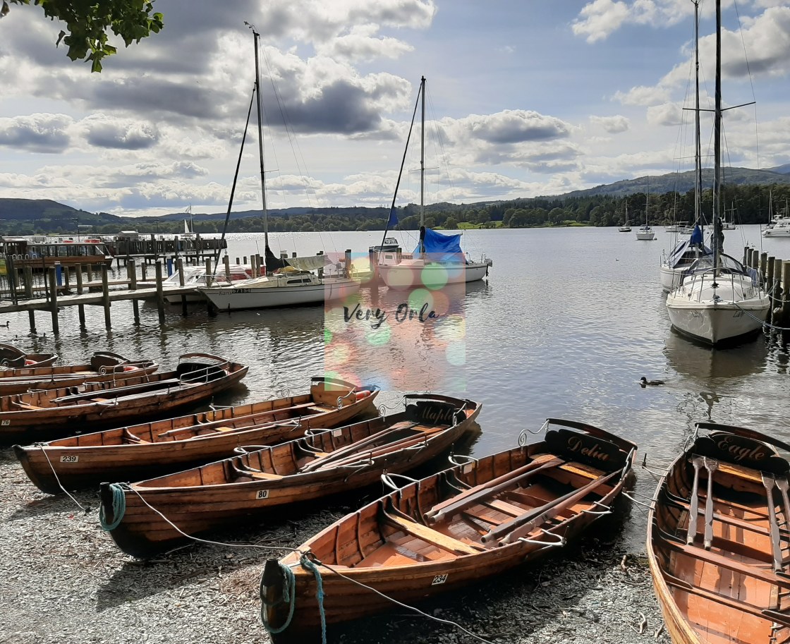 "The Lake District." stock image