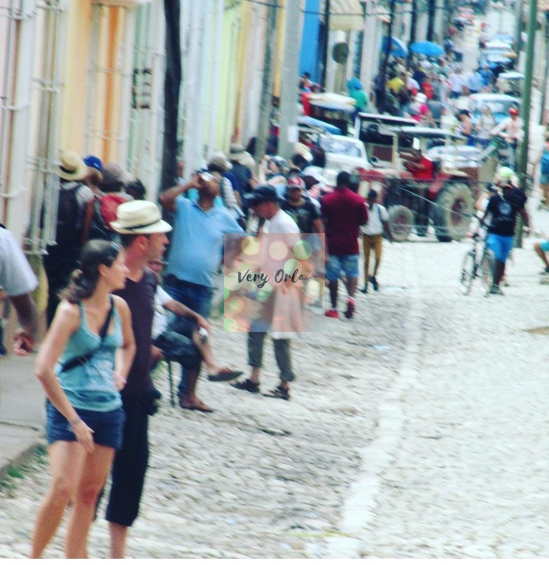 "Street scene Trinidad, Cuba" stock image