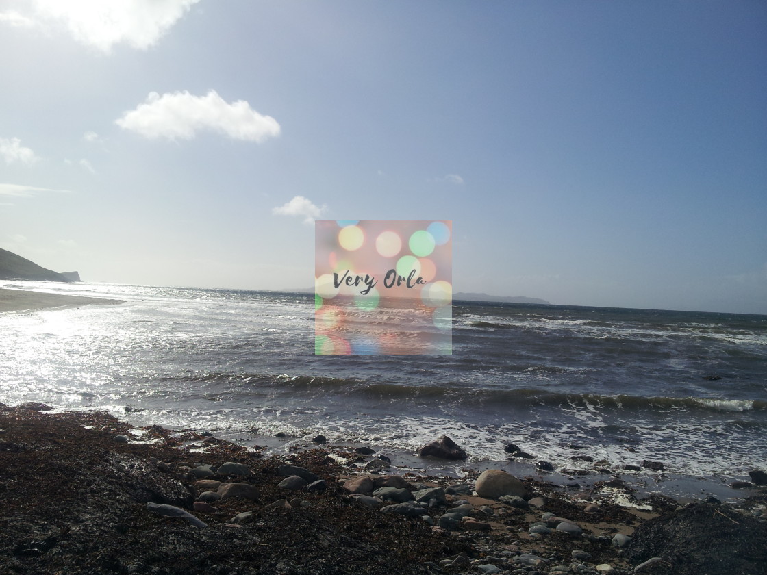 "Old Beach, Louisburgh, Ireland" stock image